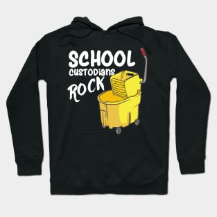 School Custodians Rock Janitor Hoodie